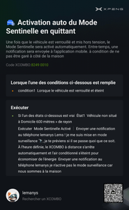 Sentinel Intelligent - Xpeng Xcombo  - Géolocalisé